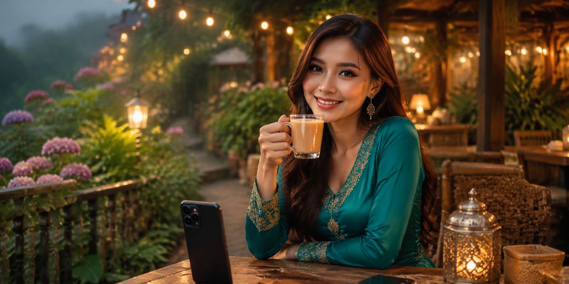 Pemain Malaysia menikmati permainan Baccarat live pada musim perayaan Hari Raya melalui telefon pintar